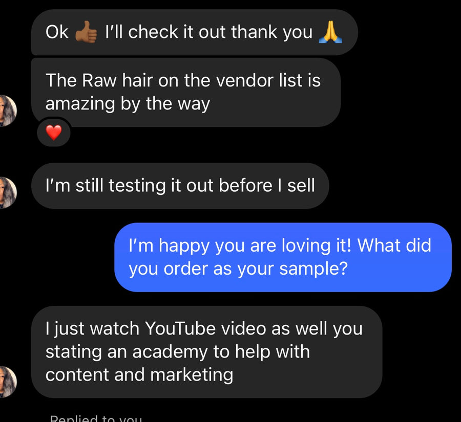 HER VENDOR CONNECT | A HAIR BUSINESS START UP | 2 VENDORS + 35 PAGE COURSE